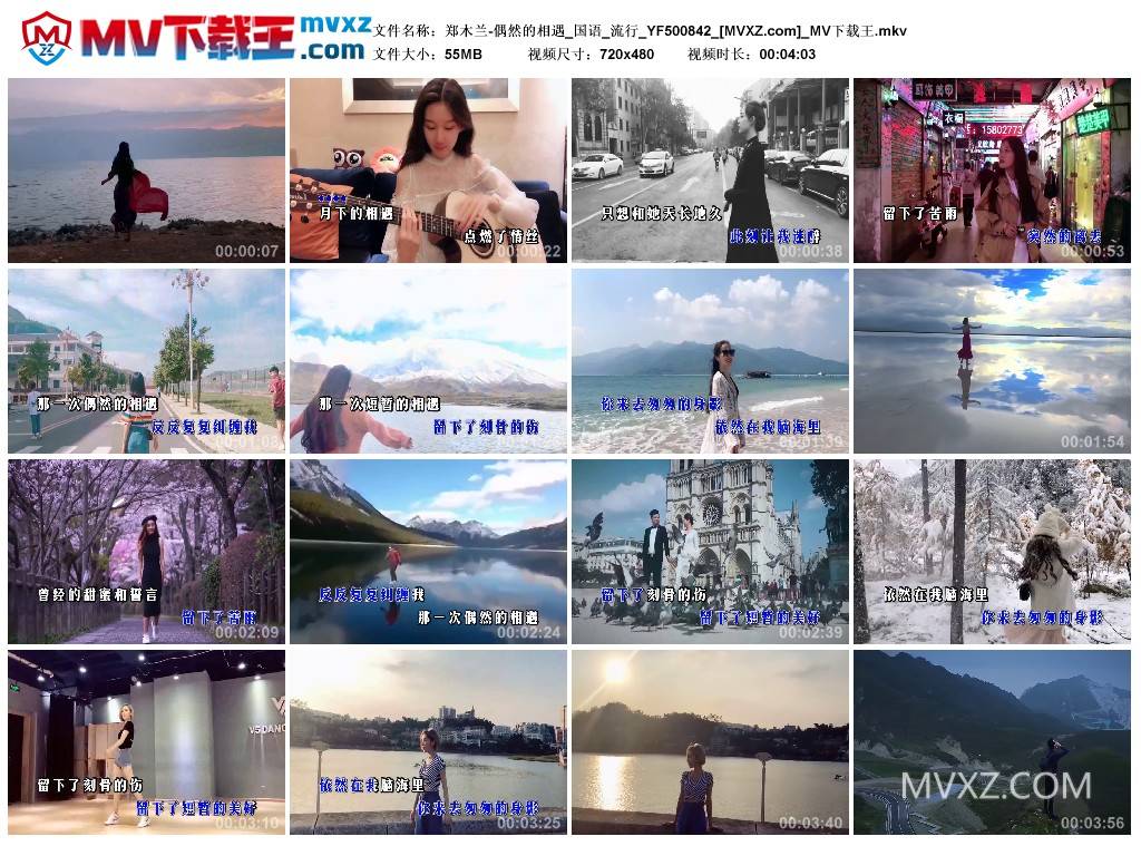 郑木兰-偶然的相遇_国语_流行_YF500842